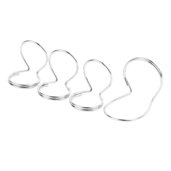Silver metall fingerplektrum 4-pack fjärilsgitarr tumplektrumset för gitarrister