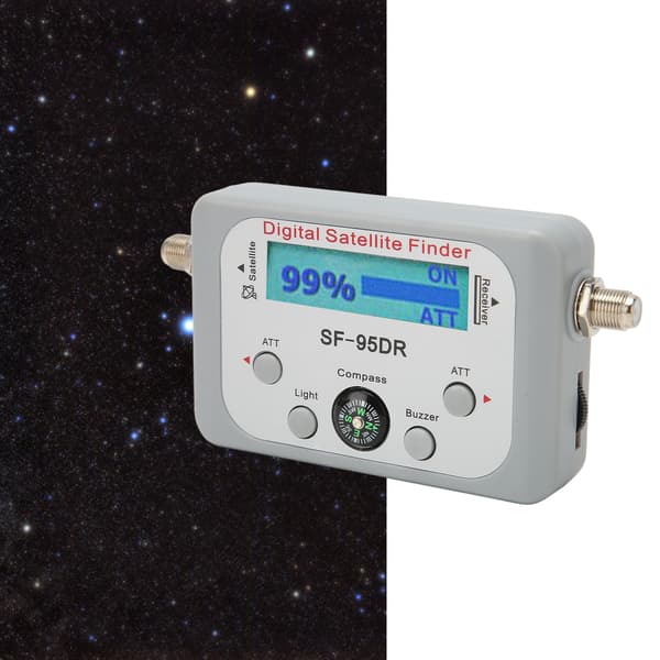 Satellitsignalmeter 950-2150MHz ATT Buzzer Finder med kompas til DirecTV-installation