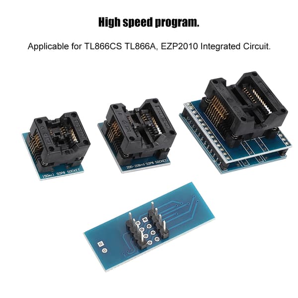 9 stk. IC-programmeringsadapter-sæt til TL866CS TL866A EZP2010 Chip Extractor Tool