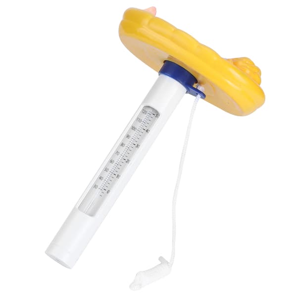 Härlig tecknad form flytande pooltermometer temperaturmätare med ℉/℃ display