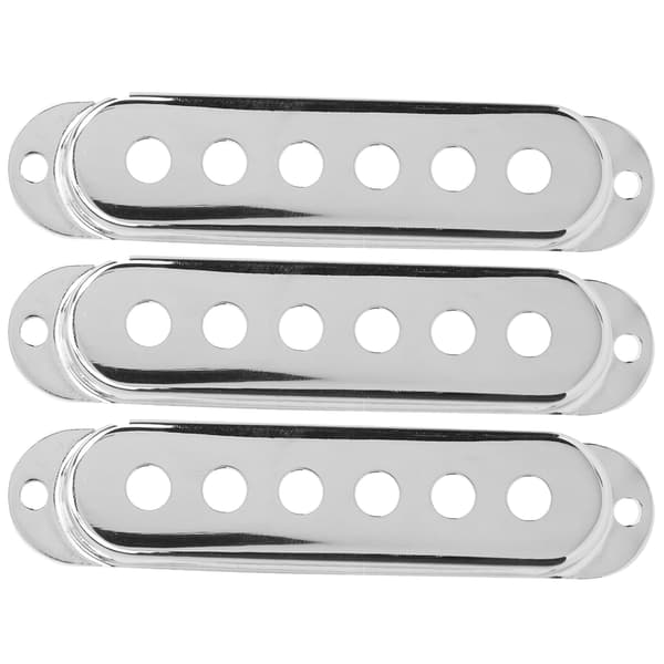 3 st enspoliga pickup-skydd i mässing 48mm/50mm/52mm gitarrtillbehör för ST SQ elgitarr silver