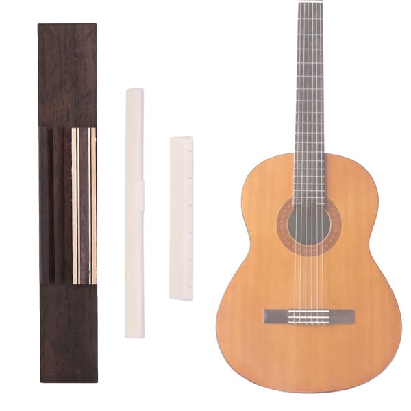 Klassisk Gitarrsats Stall Falskt Koben Gitarr Sadel Ersättning