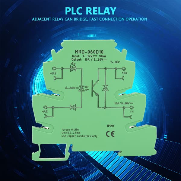 MRD-060D10 Ultratynd PLC Relæ Effektforstærkerkort DC Solid State Relæmodul