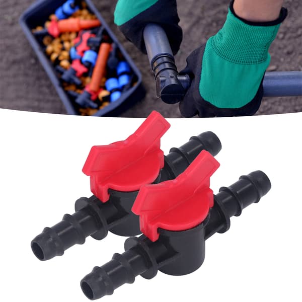 2 stk. flowreguleringsventil vandstopregulator ABS-afbrydertilbehørssæt 12 mm / 0,47 tommer
