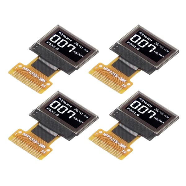 4 STK 0,49 tommer organisk lysemitterende diode displaymodul IIC-interface 64 x 32 14-bens displaymodul