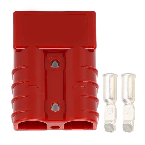 SB50A 50A 600V Batteristik, 2 STK. Krympeterminaler, Rød
