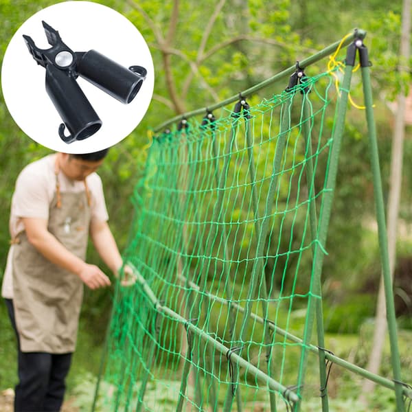 2 uppsättningar växtkopplingsklämmor med 16 mm A B-typ länkstångsrörsfog och multifunktionsspänne