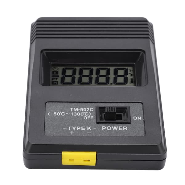 Tm‑902c Industriel LCD-display Digital Sensor Termometer med Buet Skaft Overfladetermoelement ‑50‑500℃