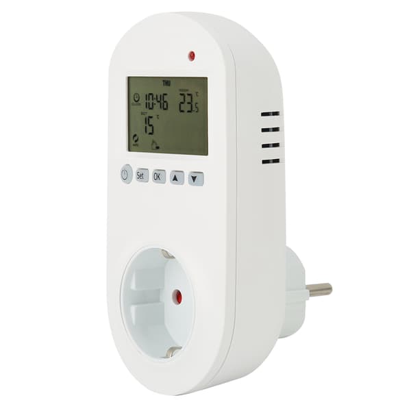 16A Plug-in Termostat Programmerbar Elektrisk Värmetemperaturregulator EU 230V