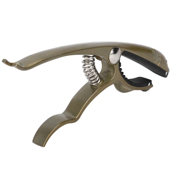 K72 Gitarr Capo Zinklegering Bronsfärgad Grodaformad Capo för Gitarr Ukulele Mandolin
