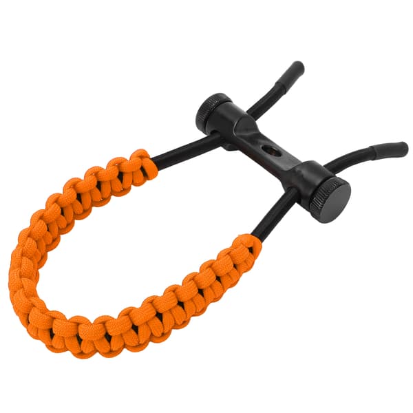 Justerbar flätad handledsrem för compoundbåge, bågskytteträning, orange, en storlek