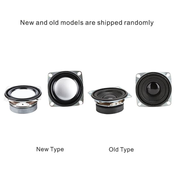 2PCS 2\" 4 Ohm 3W Full Range Minihögtalare, Hög Känslighet Rik Bas för Bluetooth-ljudprojekt