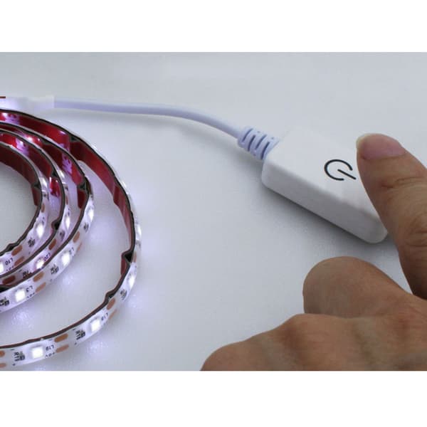 5V 6500K 30cm LED-lysstribe US-stik 110‑240V