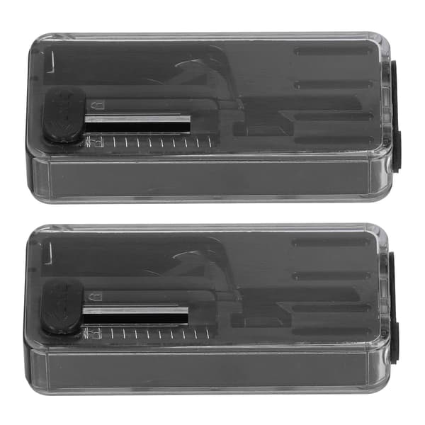 2 STK Sort Pebermynte Cigaret Burst Perle Pusher Etui DIY Rygetilbehørssæt