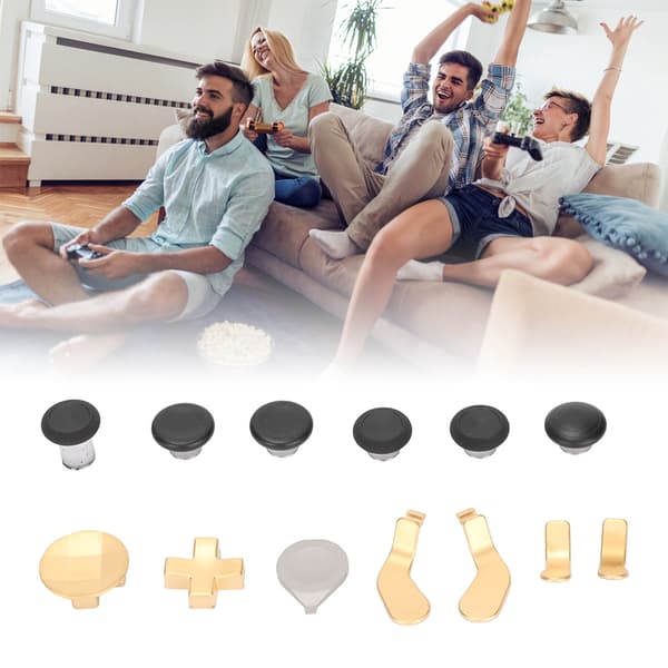 13-i-1 Aluminium Joystick & D-Pad Sæt til Xbox Elite Series 2 Controller, Pro Thumbstick Erstatningsdele & Tilbehør