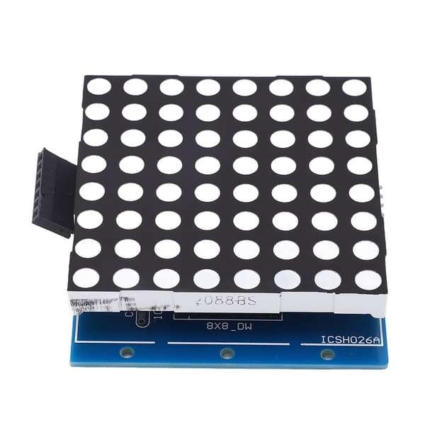 LED Matrix Kontrollmodul 8x8 64 Bit Panel SPI Gränssnitt DC5V Enkelsidiga Datorer