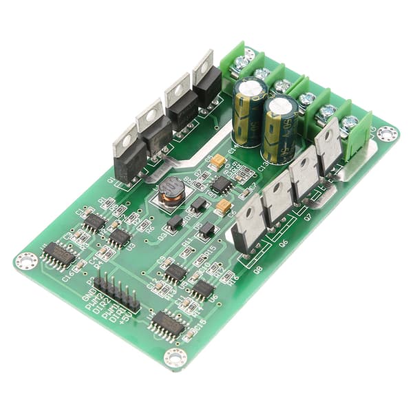 IRF3205 Dual Channel DC Motor Driver Board Module H-bro med bremsefunktion