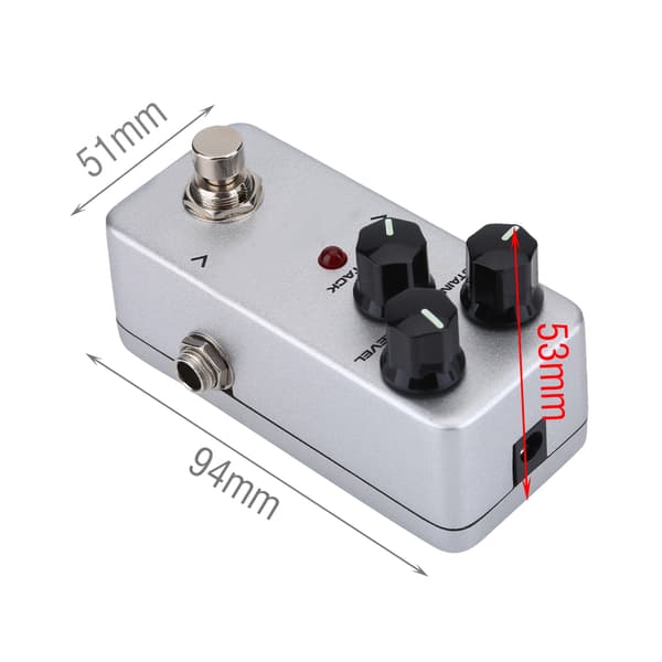 KOKKO FCP2 Kompakt Kompressor Sustainer Stompbox til Elektrisk Guitarudstyr
