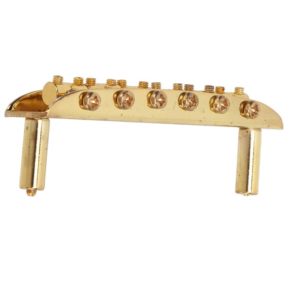 Elgitarrstall 6-strängad stränghållare Metallgitarrhårdvara för Jazzmaster Guld