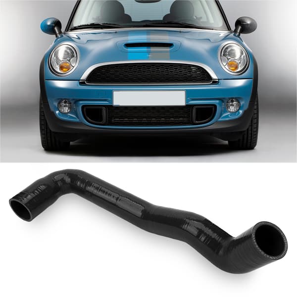 Intercooler Resonator Delete Silikoneslangesæt til Mini Cooper S R55 R56 R57 R58 R59 R60 Sort
