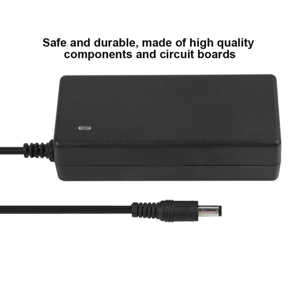 96W 24V 4A AC/DC Skiftende Strømadapter med LED-lys, 100-240V Universaloplader