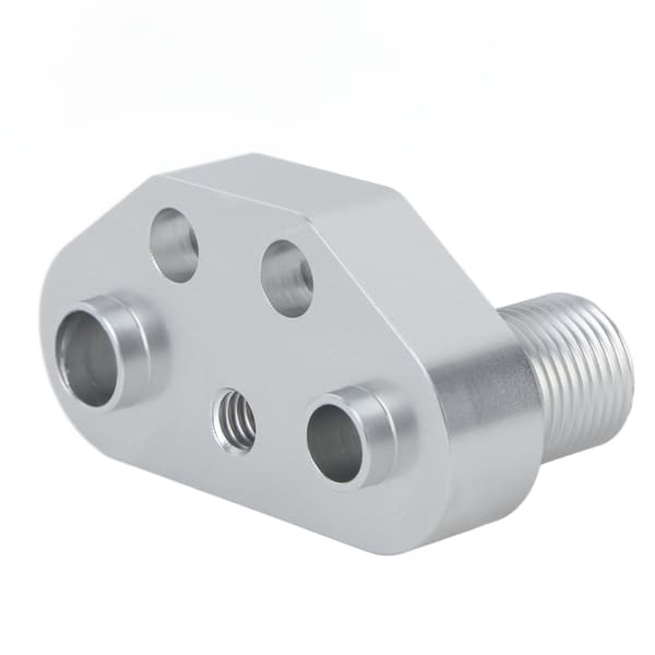 AC Kompressor Fitting, Billet Aluminium Lige Adapter til Sanden SD7B10 7176
