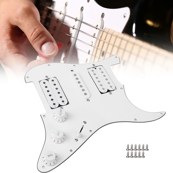 Elgitarrbräda Plektrumskydd Humbucker med HSH Pickup Förkopplad