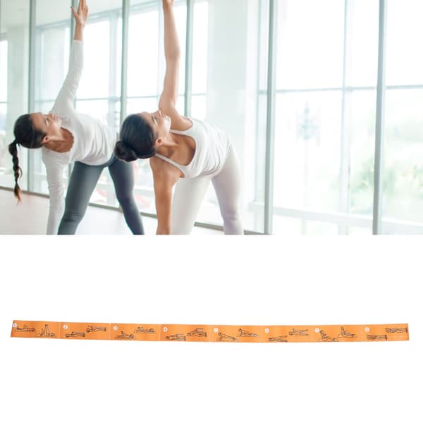 Modstandstræningsbånd Yoga Loop Latin Elastiske Strækbånd Gul