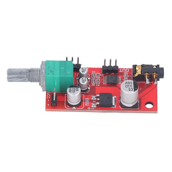 Mini Hovedtelefonforstærkermodul 3,5 mm Interface Hovedtelefonforforstærkerkort DC 3‑12V MAX4410
