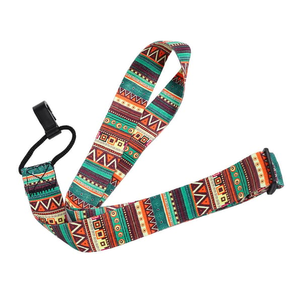 Justerbar Nylon Universal Ukulele Rem Bälte Sling Med Krok Mini Gitarr