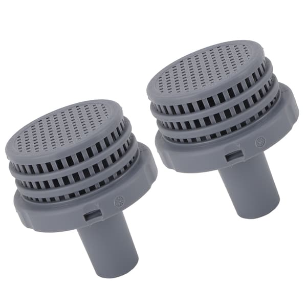 2-pack plastpoolsilkoppling 11070 11072 reservdel för Intex 25022E poolvattenutlopp