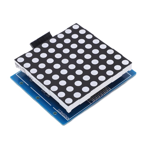LED Matrix Kontrollmodul 8x8 64 Bit Panel SPI Gränssnitt DC5V Enkelsidiga Datorer