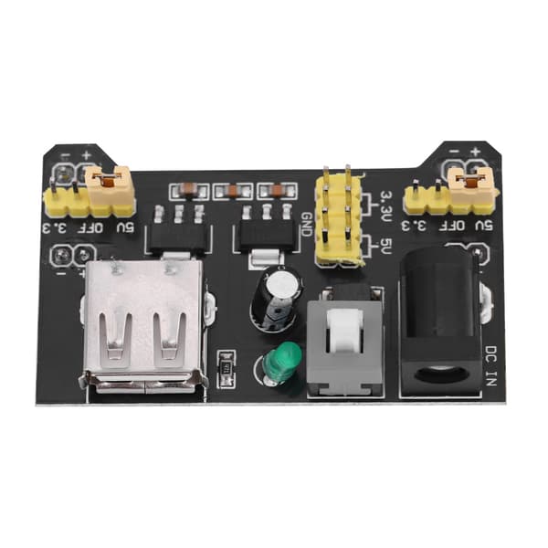 5 stk. 5V/3.3V strømforsyningskort dedikeret strømmodul til breadboard