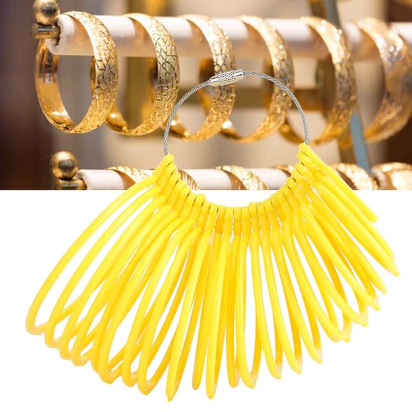 Plastarmbånd Bangle Sizer Måleværktøj til Smykkefremstilling DIY Tilbehør