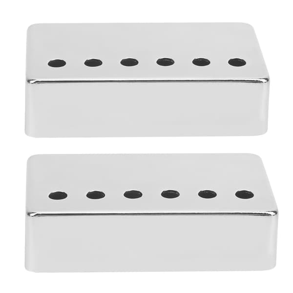 2x Elgitarr Pickup Skalöverdrag Nickelsilver 50/52mm Gitarrdelar
