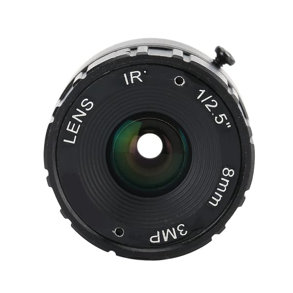 8 mm fast objektiv 3 MP HD-säkerhetskameralins för CCTV-övervakning