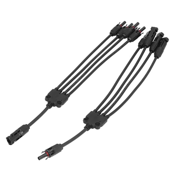 Solarstik Y-gren 1 til 4 Vandtæt Parallel Adapter Splitter til Udendørs Brug