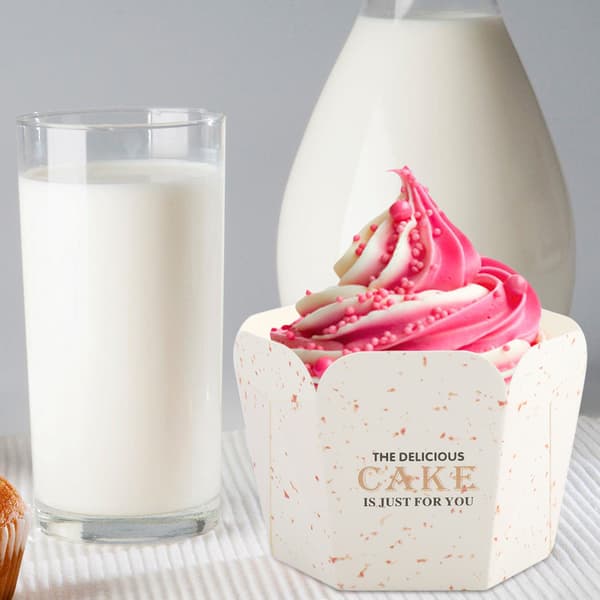 100 STK Mini Cupcakeforme Papir Runde Kagebagekopper Muffinsforme Hjemmefest Bryllup #3