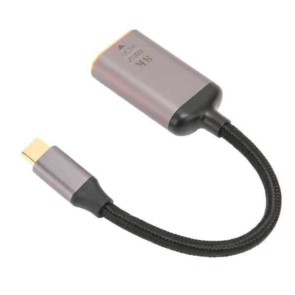8K 60Hz USB-C–Mini DisplayPort-sovitin, Plug & Play USB-C uros–Mini DP naaras -kaapeli USB-C-laitteille
