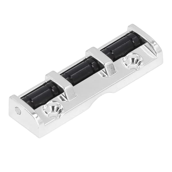 6-strängad metallgitarr rullmutter 43mm silver reservdel med 2 skruvar för elgitarr