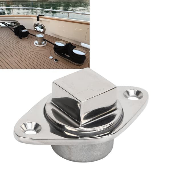 Båd Garboard Drænprop Rustfrit Stål m/ Silikoneforsegling, 1-1/4\" Hul, Marine Hardware
