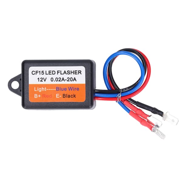 Blixtljusstyrenhet Bilblinkermodul LED-blinkrelä 12V 0.02‑20A