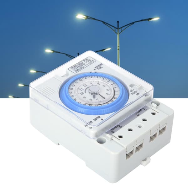 Mekanisk Timer 15Min 24H Tidsafbryder Relæ AC250V 20A Intet Strømtab