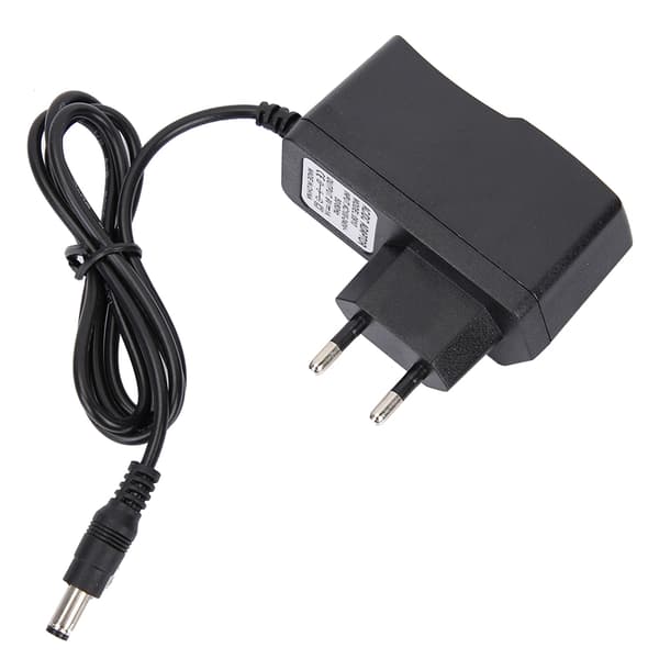 Universal 9V AC/DC-strömadapter för elektrisk gitarr, enkel effektpedal 100‑240V (EU-kontakt)