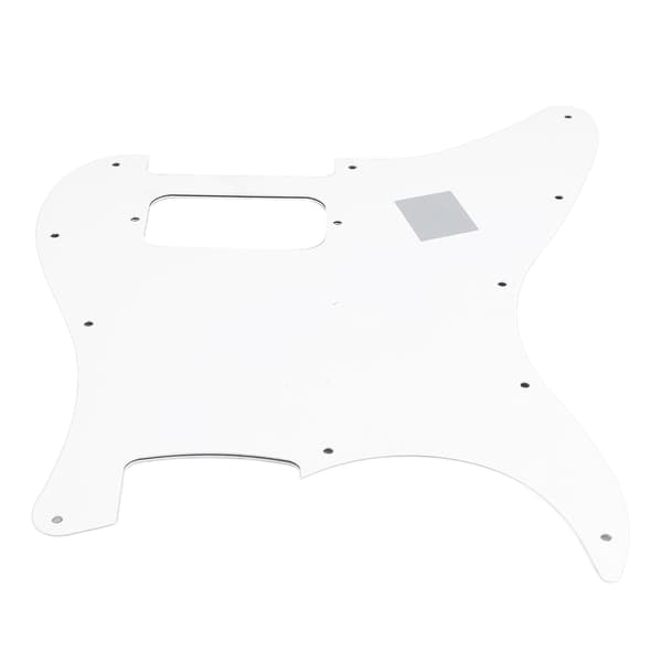 Vit PVC Elgitarr Scratchplate för Live Scen & Studioinspelning