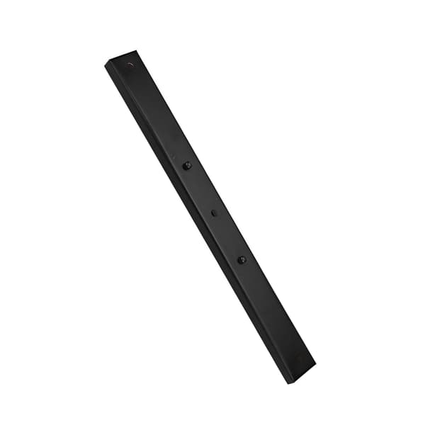 Loftlampe Pladeholder Beslag Base Rektangulær Form DIY Pendellampe Tilbehør Sort