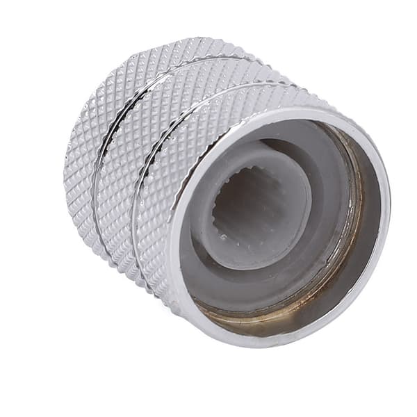 2 st silvermetallknoppar för elgitarrbas 6 mm axel 18,5x18 mm potentiometerlock volymtonkontroll
