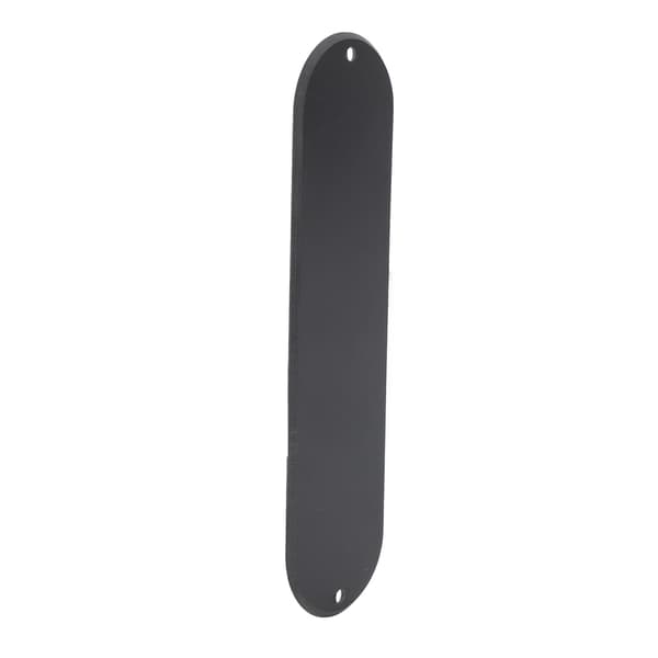 Vanlig 32 mm plastgitarrplektrumskyddsplatta, oförborrad, obehandlad vit, för elgitarr i Tele-stil, 1-pack