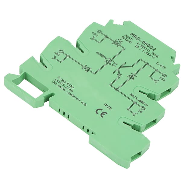 MRD-060D2 Ultratynd 6,2 mm Solid State Relæmodul Indgang 4-32VDC NO