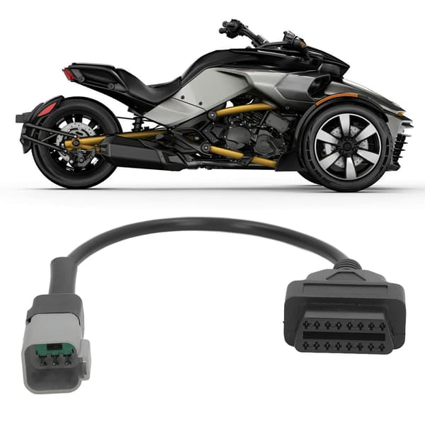 6PIN til 16PIN OBD2 Diagnostisk Adapterkabel til Can-Am Motorcykel ATV UTV
